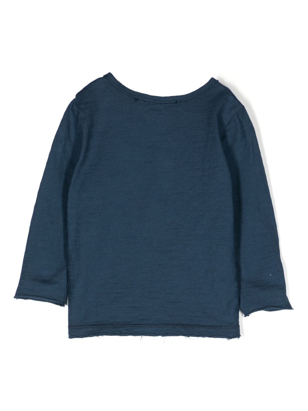Zhoe & Tobiah long-sleeved cotton T-shirt - Blauw