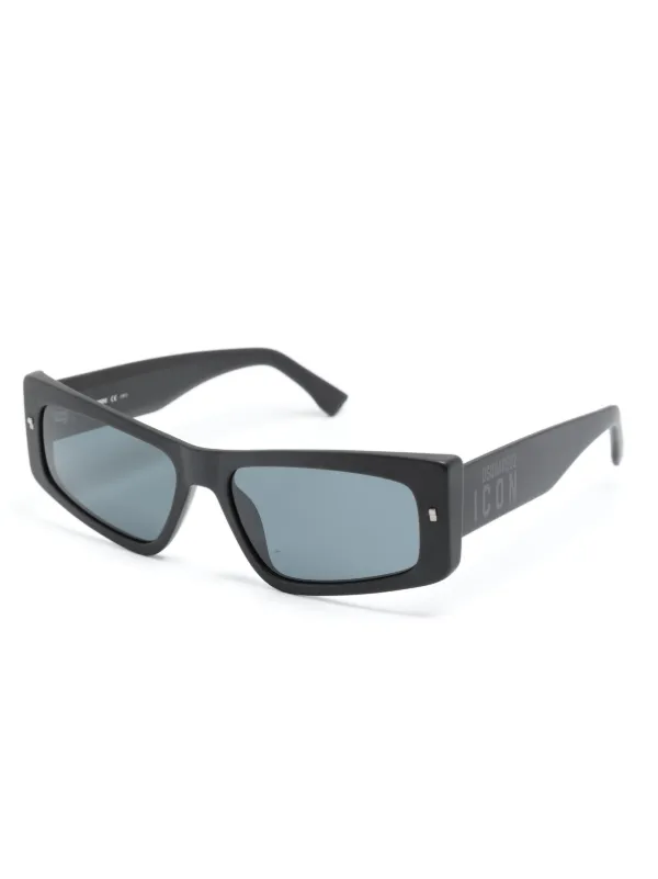 DSQUARED2 EYEWEAR Icon スクエアフレーム サングラス | ブラック