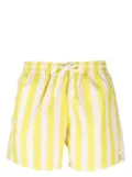 Sunnei striped swim shorts - Yellow