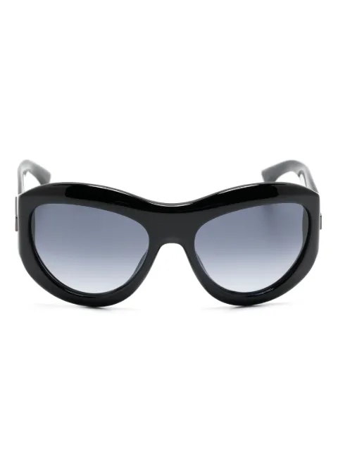 DSQUARED2 EYEWEAR lentes de sol con armazón redonda y placa del logo