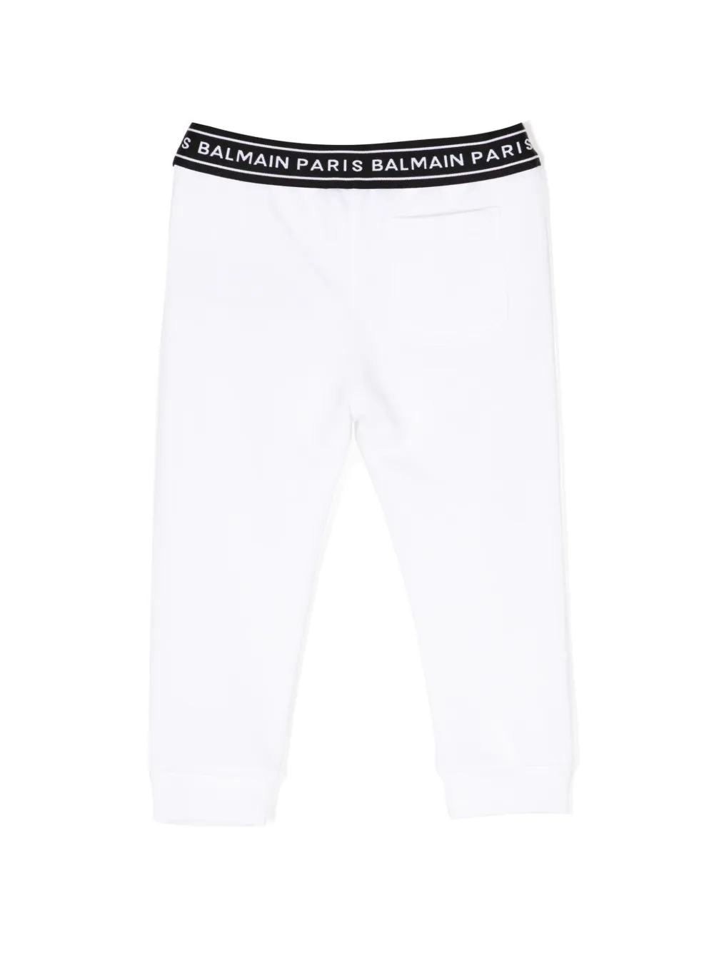 Balmain Kids Legging met logoprint - Wit