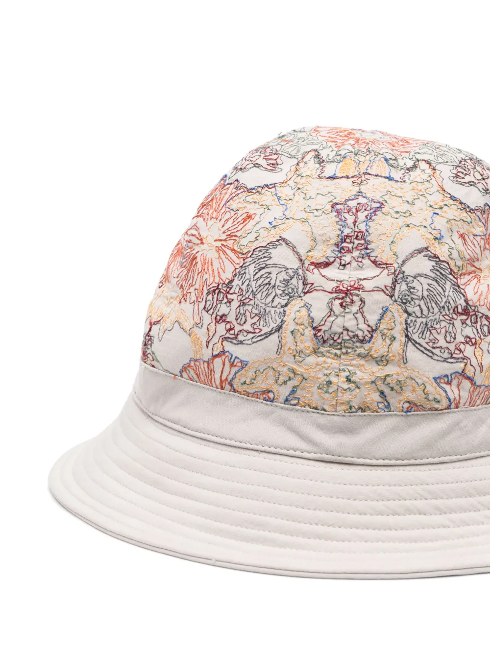 PS Paul Smith Vissershoed met geborduurde bloemen - Beige