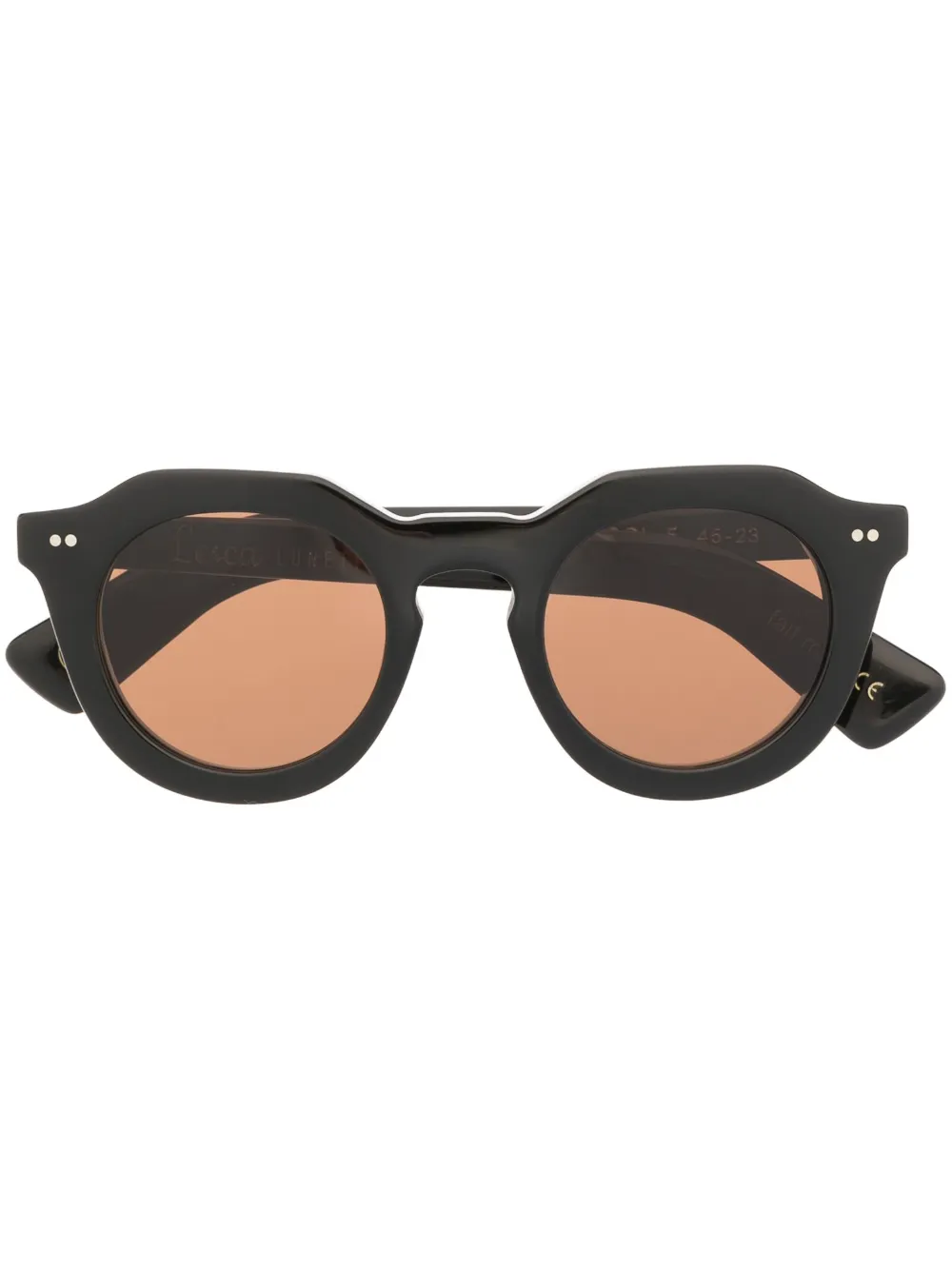 Lesca round-frame sunglasses | Black | Image 1