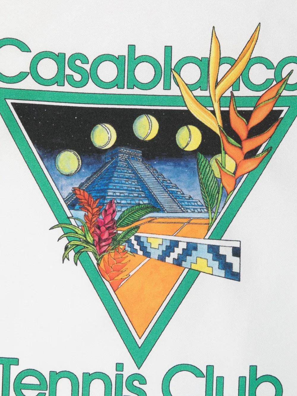 Casablanca Zijden sjaal - Wit