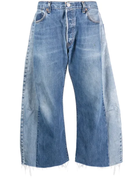 B SIDES cropped wide-leg jeans