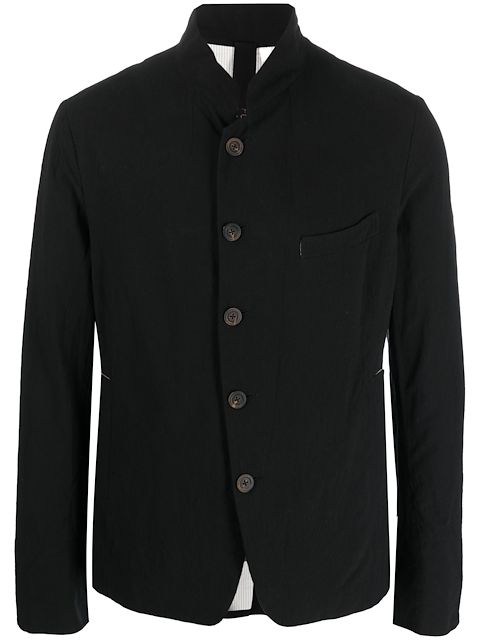 Forme D'expression stand-collar cadet jacket