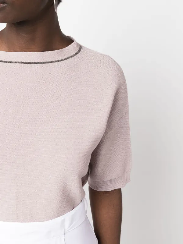 Fabiana Filippi ボールチェーン ニットトップ | ピンク | FARFETCH JP