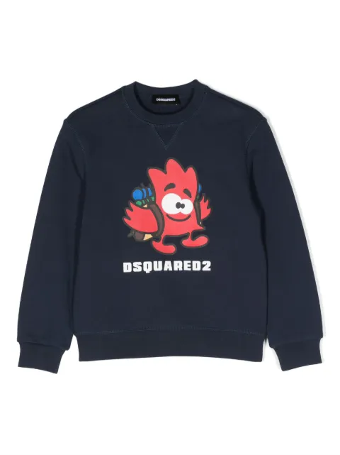 DSQUARED2 KIDS sudadera con estampado gráfico