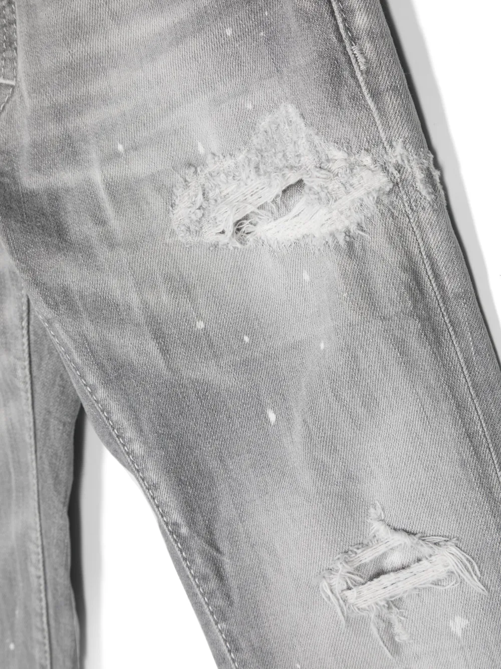 DSQUARED2 KIDS Skinny-Jeans im Distressed-Look | Denim | Image 3