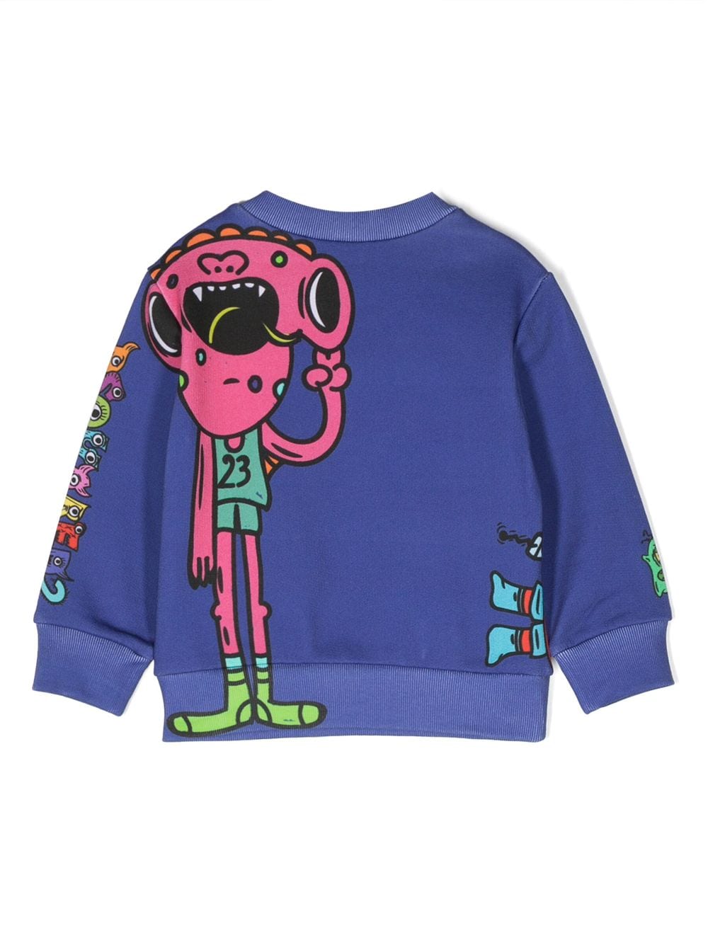 Dsquared2 Kids Sweater met print - Blauw