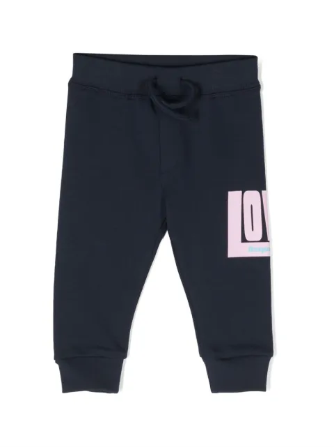 DSQUARED2 KIDS pants con logo estampado