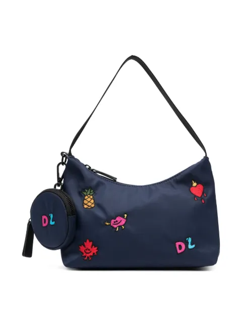 Dsquared2 Kids logo-patches shoulder bag