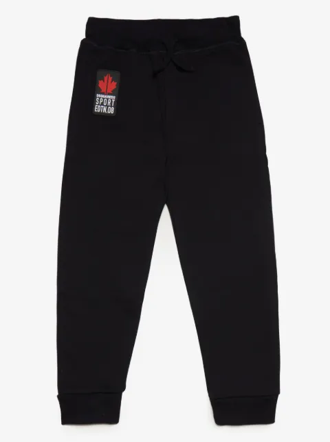 DSQUARED2 KIDS pants con parche del logo