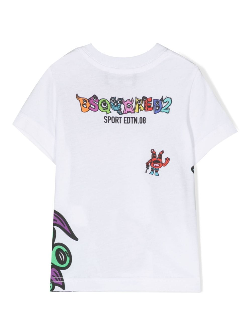 DSQUARED2 KIDS T-shirt met print - Wit