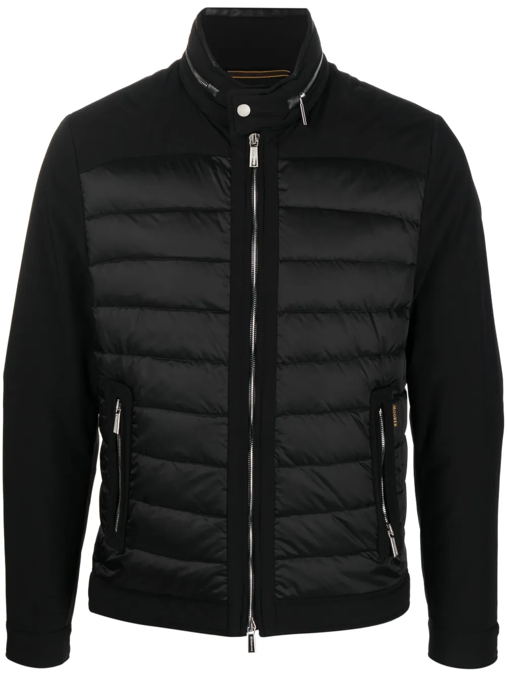 Moorer Padded Down Jacket In Black
