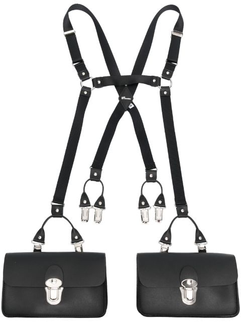 Noir Kei Ninomiya adjustable-strap leather braces 