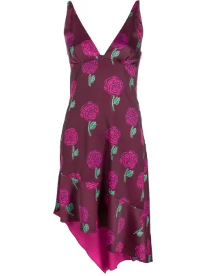 Versace Jeans Couture floral-print Dress | Pink | FARFETCH