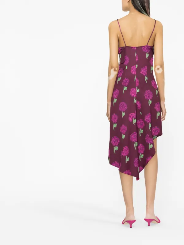 Versace Jeans Couture floral-print Sleeveless Dress | Pink