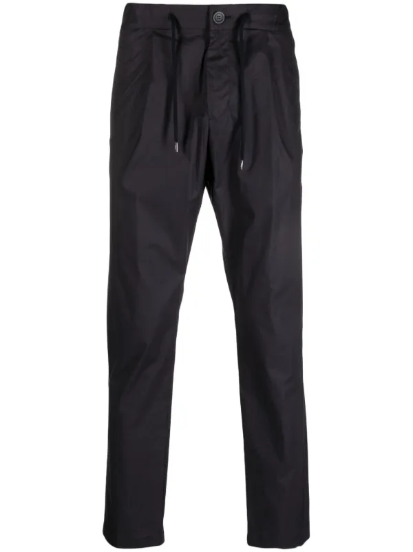 HERNO ドローストリングストレートレッグパンツ 【関税込】 Herno ドローストリング ストレートパンツ | グリーン | FARFETCH JP