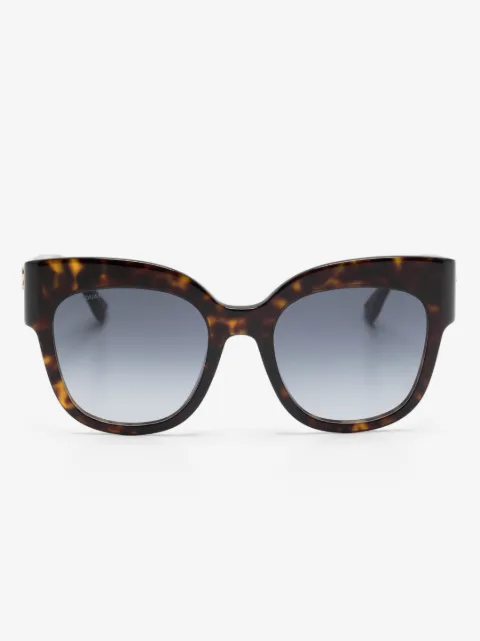 DSQUARED2 EYEWEAR Hype Havana butterfly-frame sunglasses