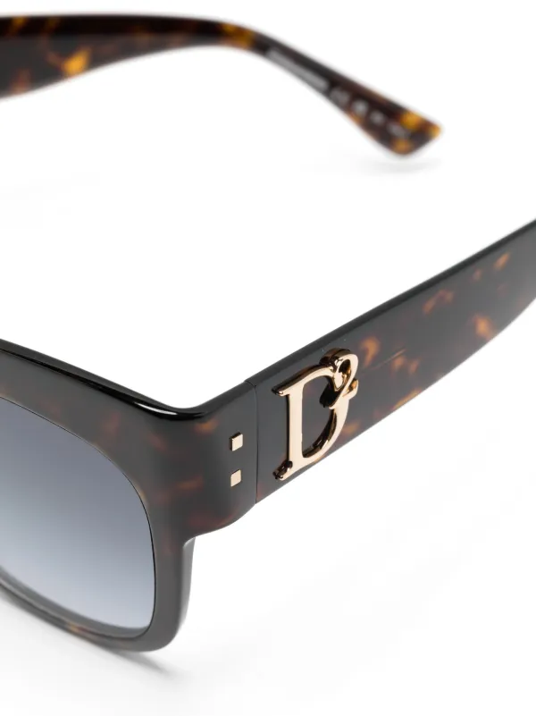 DSQUARED2 EYEWEAR Hype Havana butterfly-frame Sunglasses  display picture 3