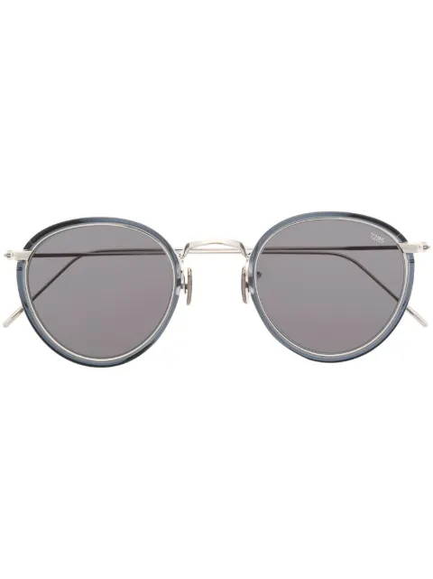 Eyevan7285 tinted-lenses round-frame sunglasses