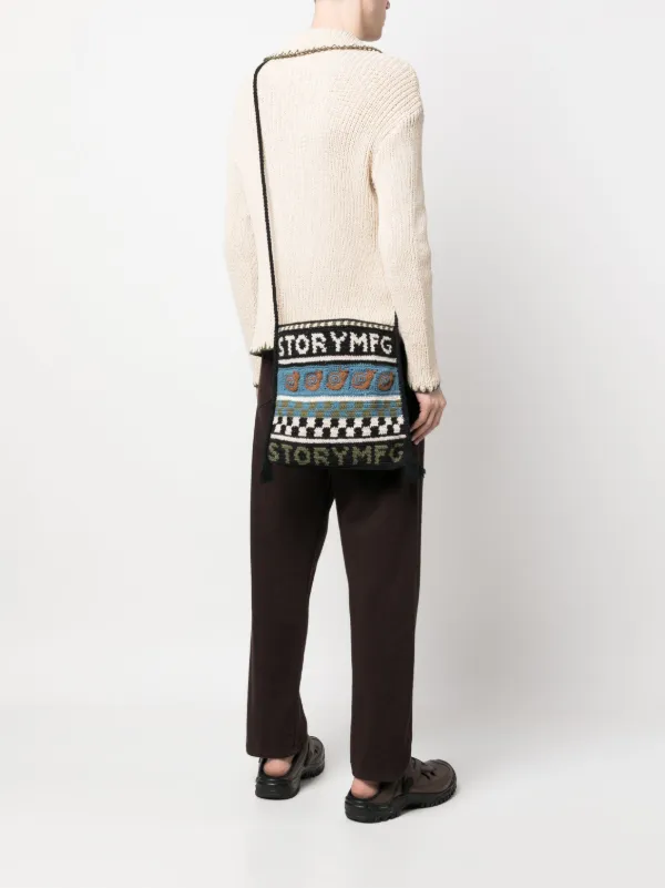 STORY mfg. Stash Crochet Messenger Bag - Farfetch