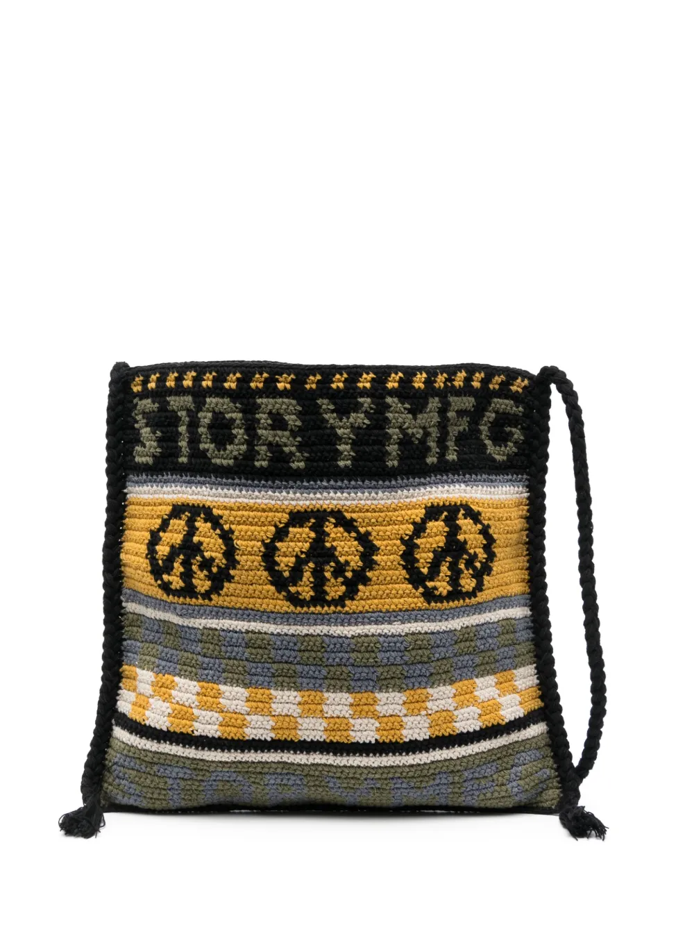 STORY mfg. Stash Crochet Messenger Bag - Farfetch