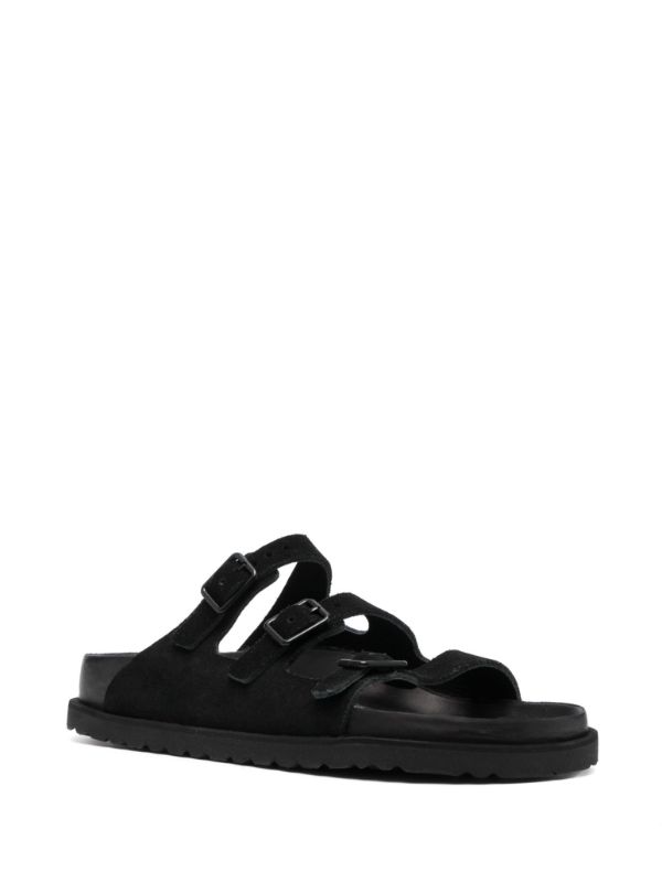 Florida Suede Sandals in Black - Birkenstock 1774