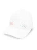 Moncler Enfant logo-print baseball cap - White