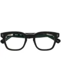 Peter & May Walk square-frame logo-arm glasses - Black