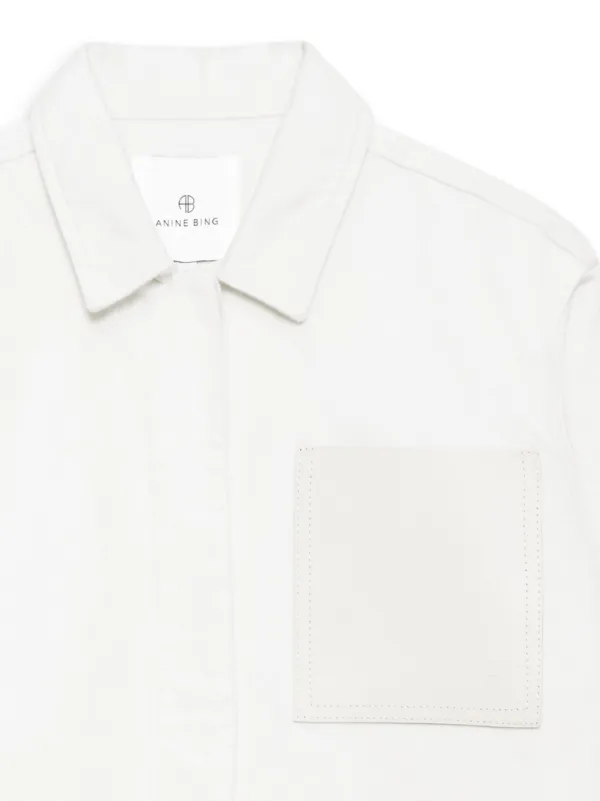 ANINE BING A0710842MTL41WHITEBORD 関税送料込 Anine Bing Miles Cotton Sweatshirt | Saks Fifth Avenue