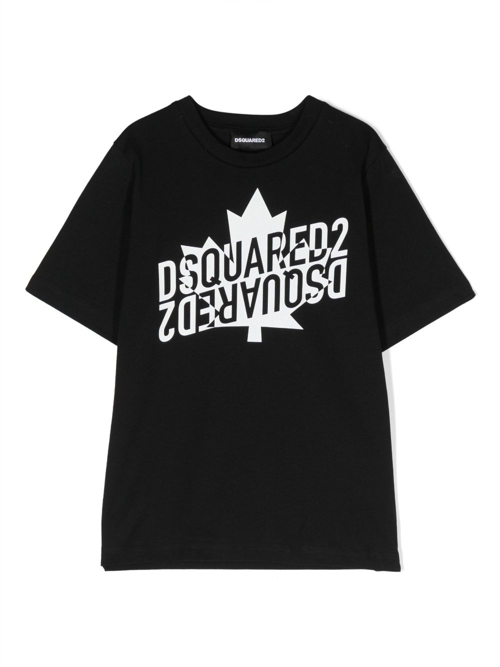 Dsquared2 T-shirt Mit Logo-print In Black