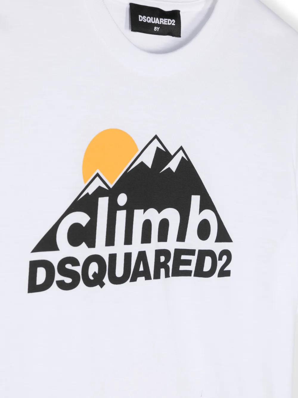 【新品】dsquared2 kids デザインロゴTシャツ　ホワイト150cm 新品】dsquared2 kids デザインロゴTシャツ ホワイト150cm
