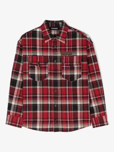 DSQUARED2 KIDS Geruit shirt