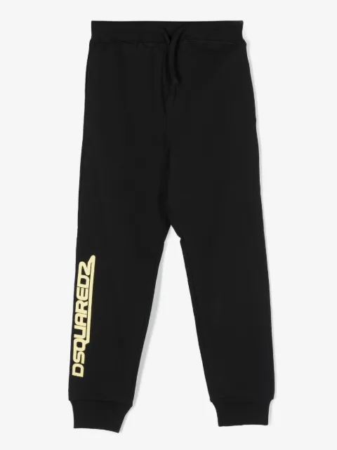 DSQUARED2 KIDS logo-print cotton track pants