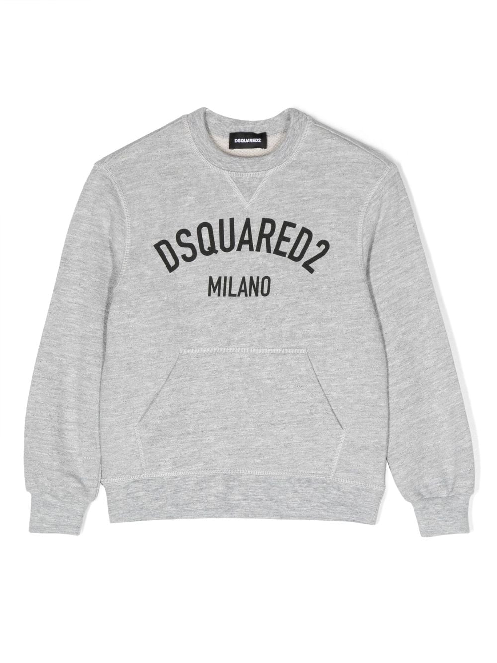 Dsquared2 Kids' Logo-print Crew-neck Sweatshirt In Grey