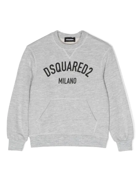 DSQUARED2 KIDS sudadera con logo estampado 