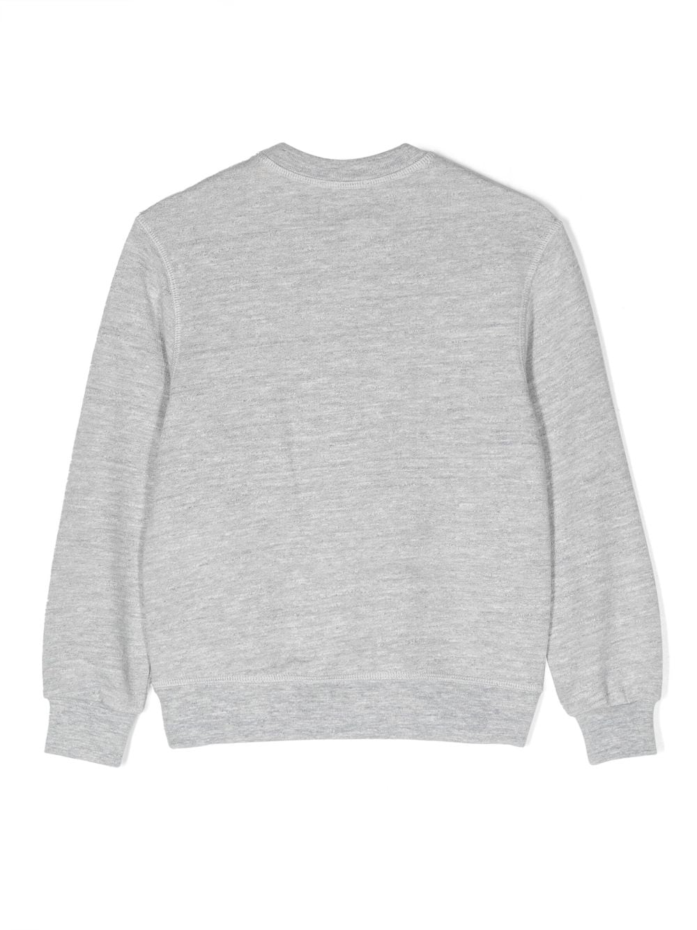 Shop Dsquared2 Logo-print Crew-neck Sweatshirt In Grey