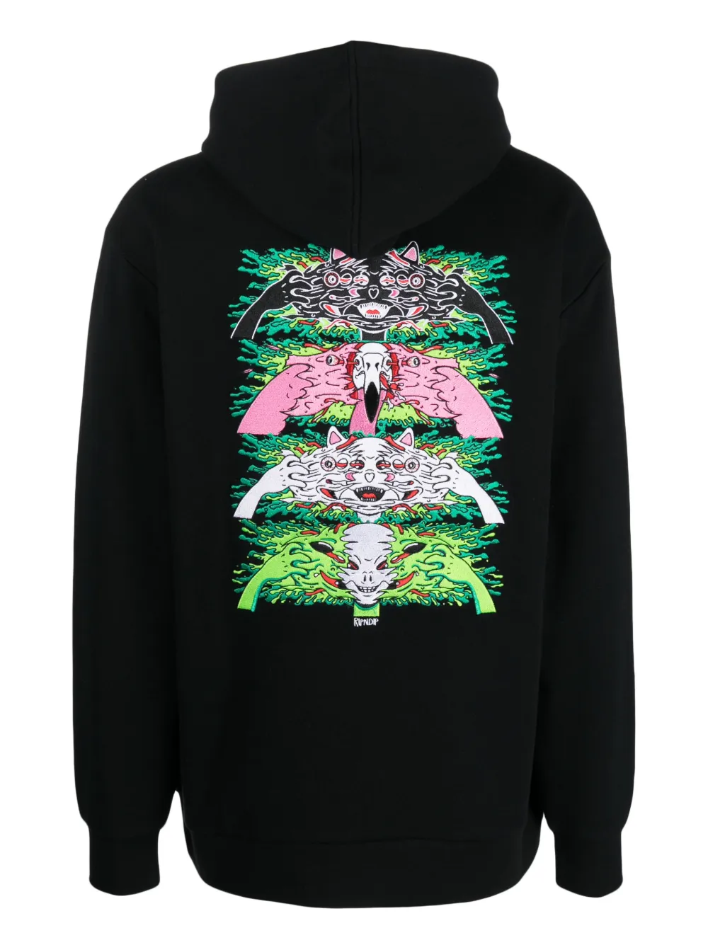 Ripndip Hoodie met print - Zwart