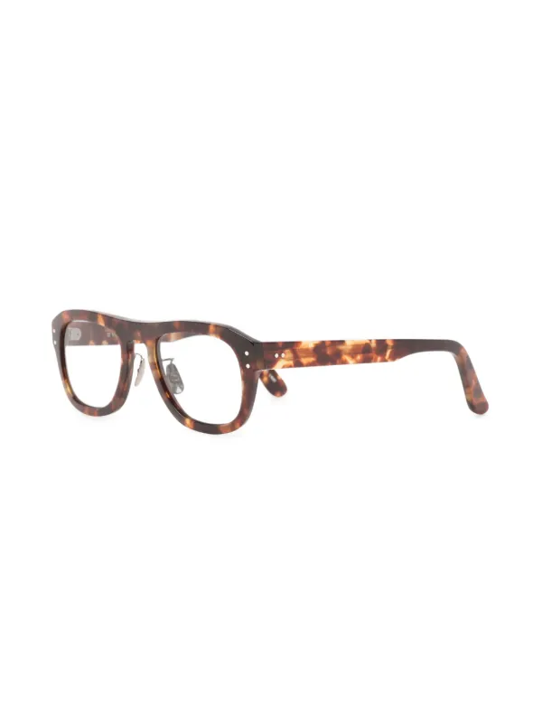 YELLOW PLUS Lunettes De Vue Carr es Effet cailles De Tortue