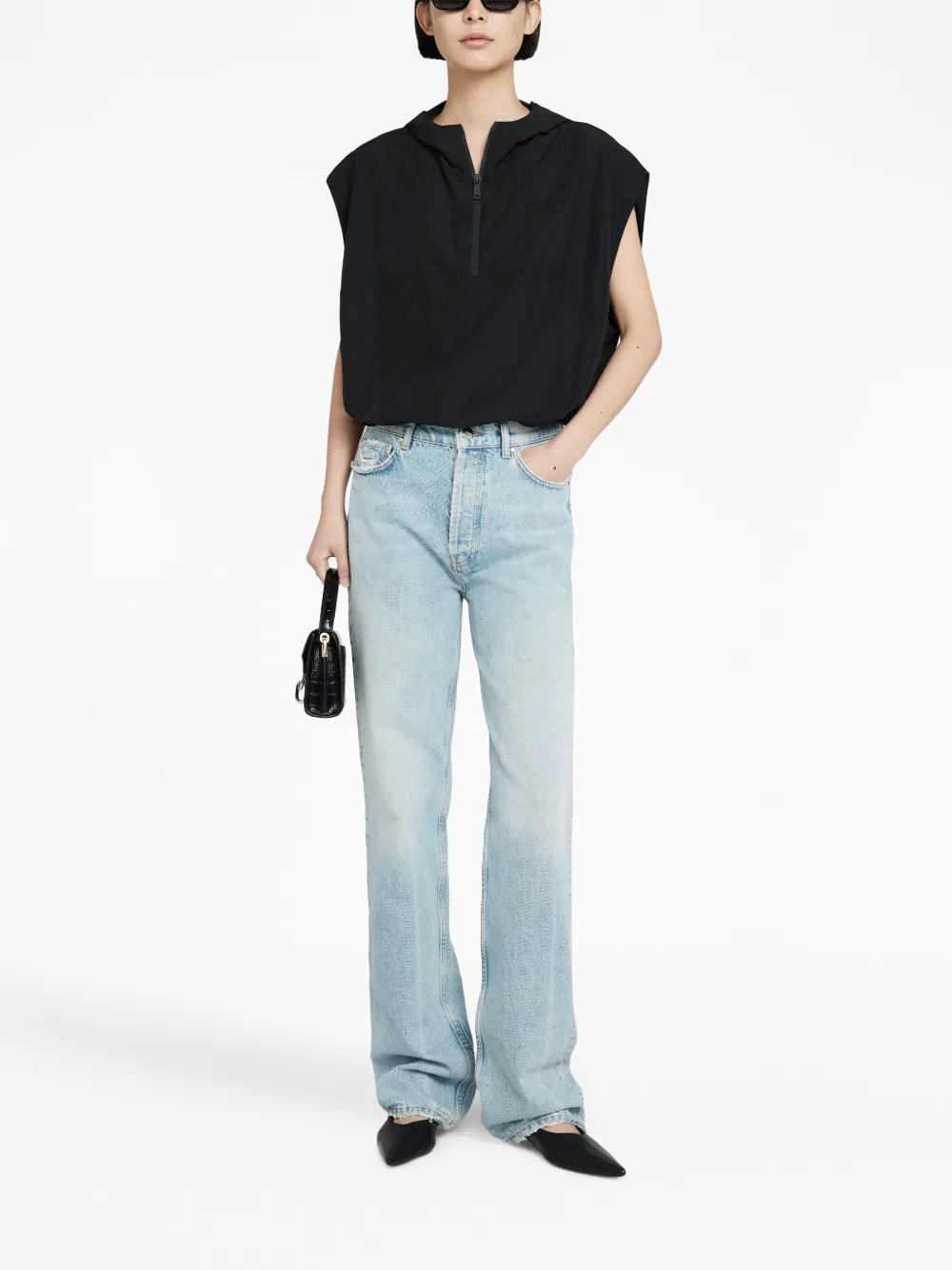 ANINE BING Callen vest top - Zwart