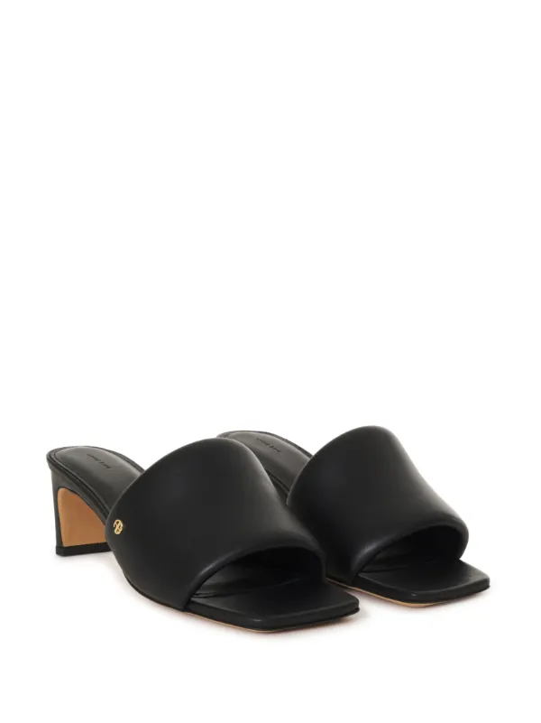 ANINE BING 55mm Skyler block-heel Sandals | Black | FARFETCH