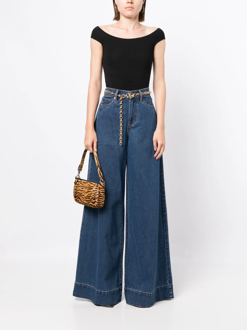Veronica Beard Jeans met wijde pijpen - Blauw