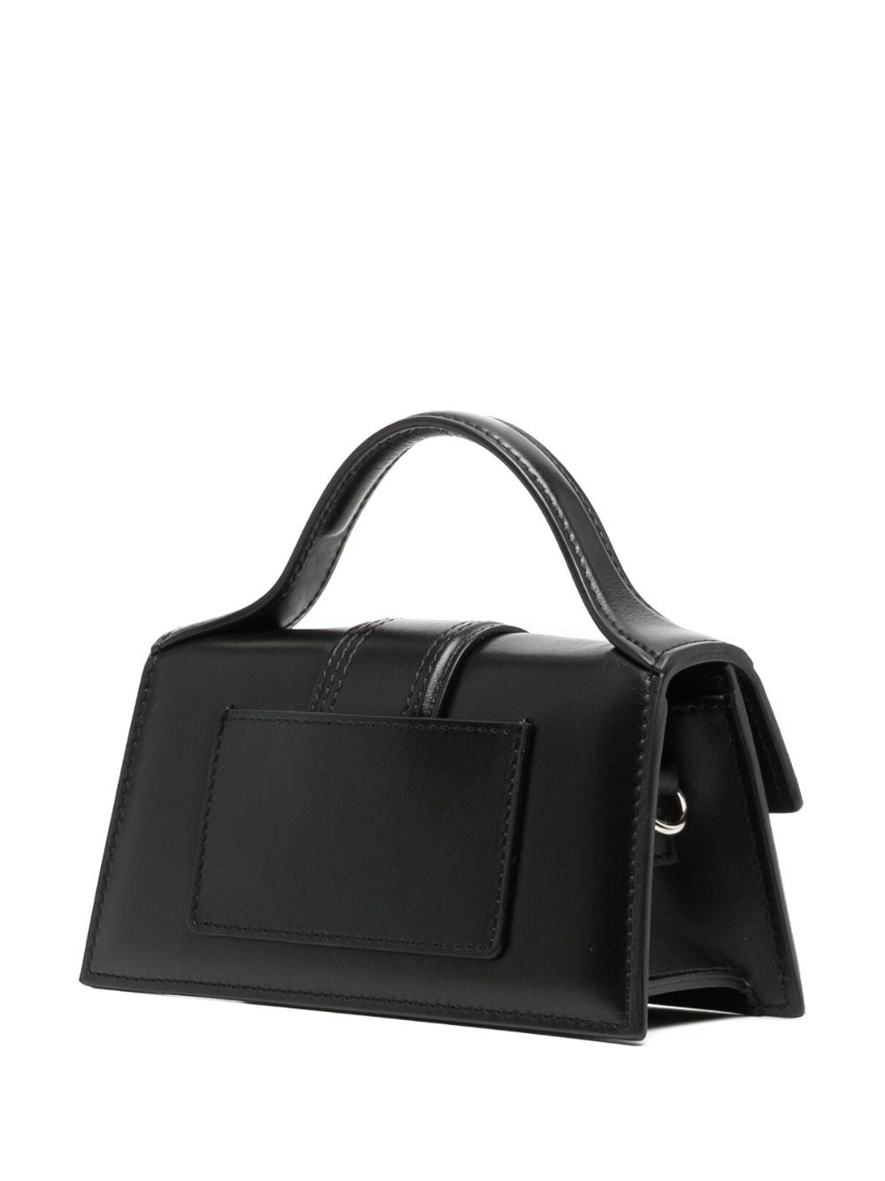 Shop Jacquemus Le Bambino Leather Tote Bag In Schwarz