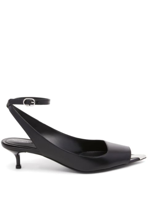 Alexander McQueen - Punk 40mm leather sandals