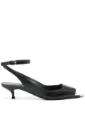 Alexander McQueen Punk 40mm leather sandals - Black