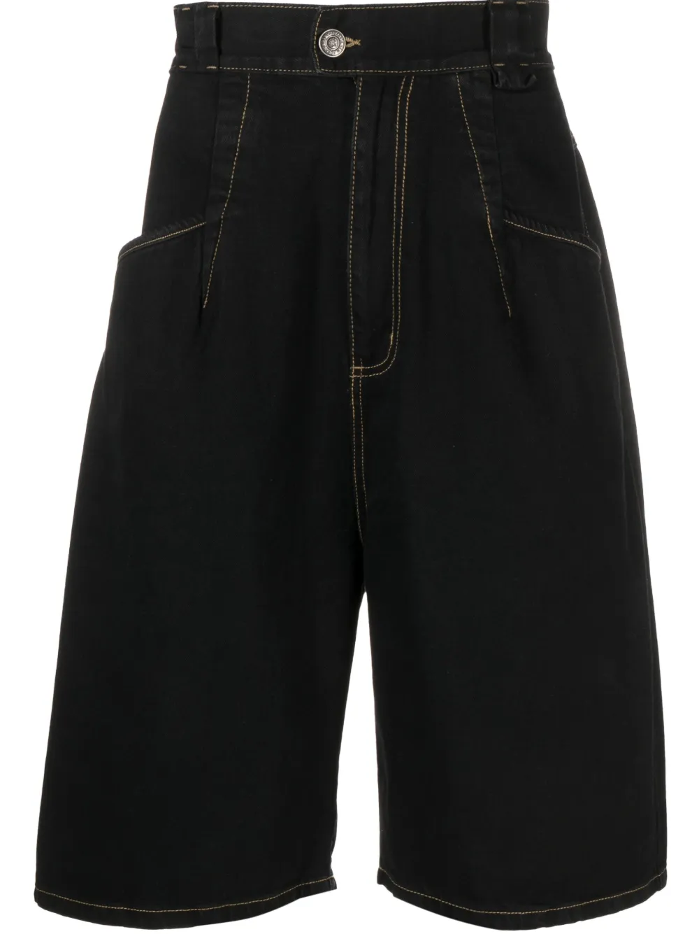 Willy Chavarria wide-leg denim shorts | Smart Closet
