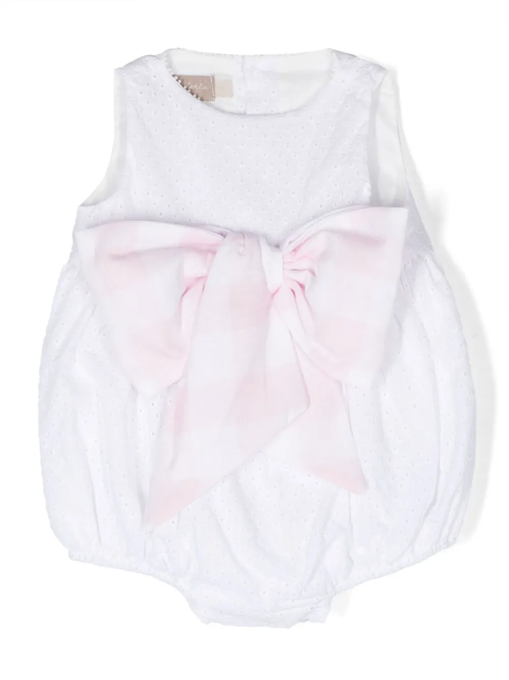 Image 1 of La Stupenderia oversized bow-detail cotton shorties