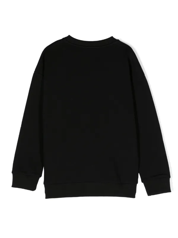 Balmain Kids ロゴ スウェットシャツ | ブラック | FARFETCH JP